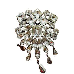 Rare Vintage Possibly Eisenberg Huge Dress Clip (A740)